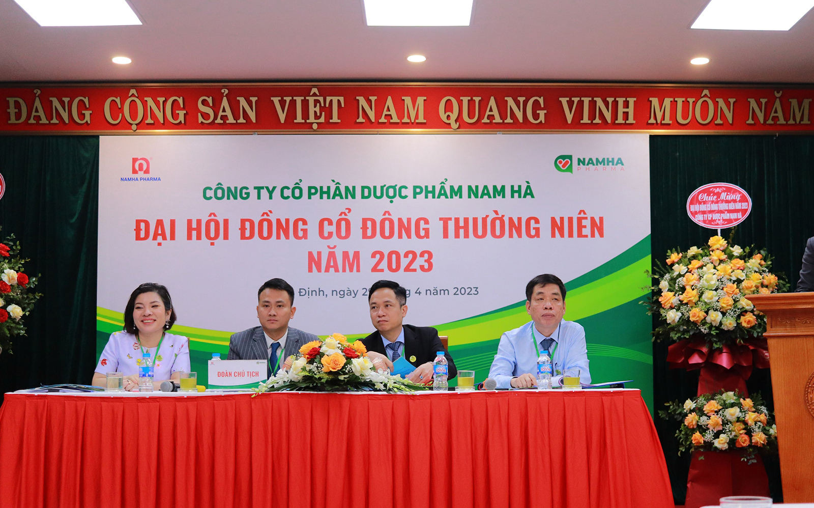 Dược Nam Hà tổ chức thành công Đại hội đồng cổ đông thường niên năm 2023