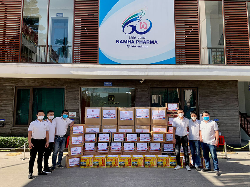 DƯỢC NAM HÀ ỦNG HỘ TỈNH NAM ĐỊNH PHÒNG, CHỐNG DỊCH COVID-19