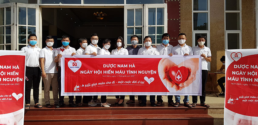 DƯỢC NAM HÀ HIẾN MÁU TÌNH NGUYỆN SẺ CHIA CÙNG CỘNG ĐỒNG